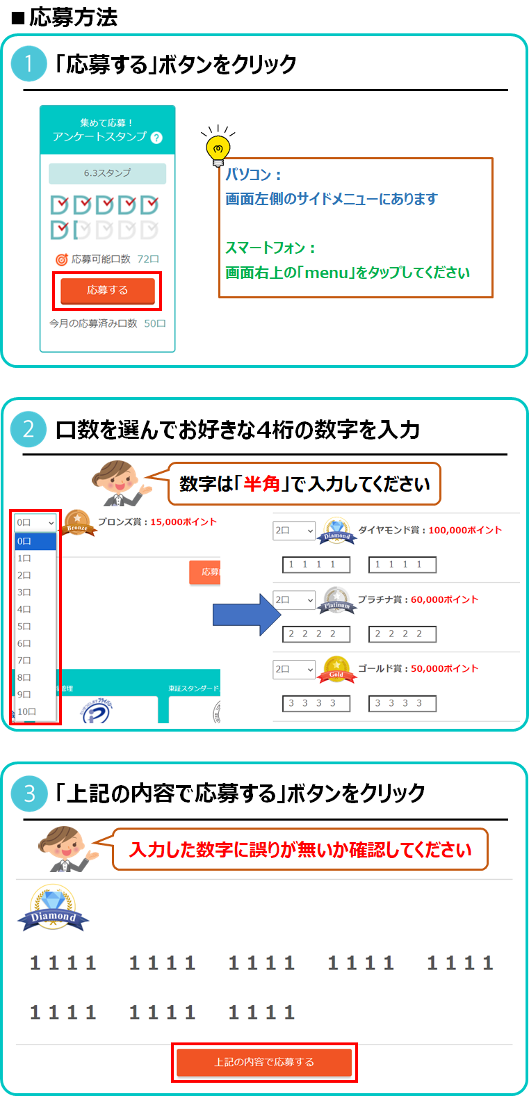 応募方法